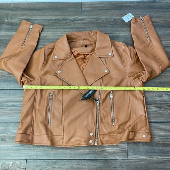 Blank NYC moto faux leather jacket NEW - Picture 9 of 9